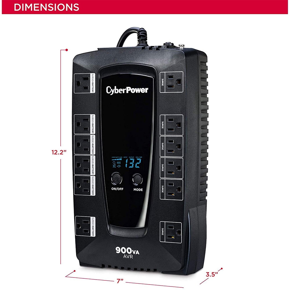 CyberPower Intelligent LCD AVRG900LCD - UPS - 480 Watt - 900 VA
