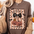 thumbnail image 5 of Funny pumpkin shirt for nurse, Halloween nurse shirt, Fall coquette nurse, Cute ghost nurse tee, 5 of 5