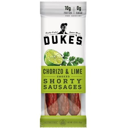 Duke's Chorizo & Lime Smoked Shorty Sausages 1.25oz (Pack of