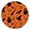 Orange, variant on Premium Fitted Halloween Tablecloth 34x34 Inch - Elastic Border Stretch Fabric with Spooky Ghost and Pumpkin Pattern Washable Cover