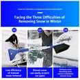 thumbnail image 5 of Multifunctional Car Snow Brush and Ice Scraper for Windscreen Roof and Mirrors - Winter Snow Removal Tool with Ergonomic Handle and Paint Protection, 5 of 7