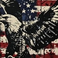 thumbnail image 5 of Orinice Eagle Flag Americo Makk Bathroom Decor Set with Hooks, Colorful Luxurious Graphic Print Polyester Fabric Shower Curtain, Chic Modern Style, Multi Size Options 69x72, 5 of 7