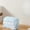 B, variant on Zenithome Blue Foldable Electrostatic Duster with 6 Replaceable Brush Heads for Home Office Car 13.78In X 3.15In Fluffy Fiber Strong Adsorption Easy Clean