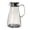 Clear-D, variant on YFGEFTR PC Hammered Pitcher Steel Lid Gray M, Medium Gray Dimpled Plastic Jug, Cold Water Dispenser with Metal Cover, BPA Free