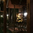 thumbnail image 6 of Gnmfd Solar Lanterns Outdoor Hanging Metal LED Lanterns Hollowed Retro Garden Lights for Patio Porch Yard Wedding Party Holiday Decorations Solar Lights Outdoor Fairy Lights, 6 of 9