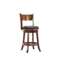 thumbnail image 2 of Boraam Palmetto Swivel Counter Stool  - Walnut, 2 of 6