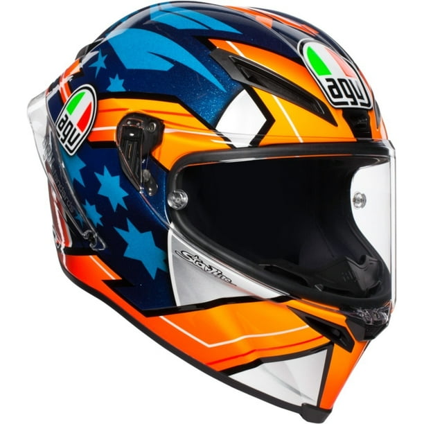 Agv Corsa R Miller18 Motorcycle Helmet Orange Blue Xxl Walmart Com Agv Corsa R Miller18 Motorcycle Helmet Orange Blue Xxl Walmart Com
