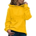 thumbnail image 2 of IMENGL Lightweight long sleeve hooded pullover, Yellow 2XL, Size M-2XL, 2 of 5