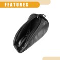 thumbnail image 7 of Unique Bargains 1 Pc Universal Car Shift Knob Cover - Car Knob Gear Protector with Zipper Breathable - Faux Leather Black, 7 of 7