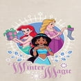 thumbnail image 3 of Disney Princesses - Ariel, Rapunzel, & Jasmine - Winter Magic - Women's Oversized T-Shirt, 3 of 5