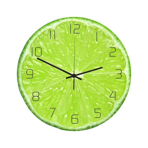 fastboy Acrylic Dial Fruits Wall Clock clock Living Nonticking Clock