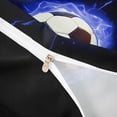 thumbnail image 4 of Erosebridal Soccer Ball Games Kids Twin Bedding,Black Blue Duvet Cover Set For Football Lovers,Reversible Black 2 Pieces,No Comforter, 4 of 6
