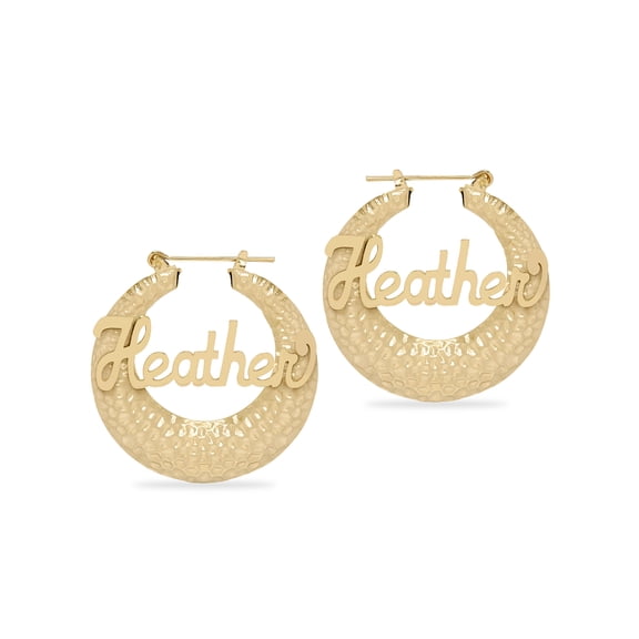 Personalized Script Name Earrings
