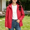 thumbnail image 2 of OGLCCG 2 Pack Kids Rain Jackets With Hood Full Zipper Waterproof Raincoat For Boys Girls Casual Fall Winter Windbreaker Jacket Size 3-12, 2 of 8