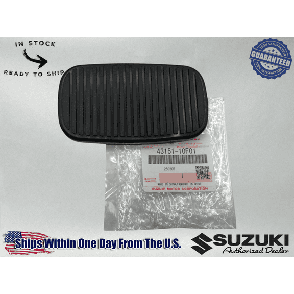 Suzuki OEM BOULEVARD C50 VL800 VL1500 C90 REAR FOOT BRAKE RUBBER 43151-10F01