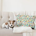 thumbnail image 4 of Ambesonne Colorful Throw Pillow Cover 2 Pack, Multicolored Polka Dots, 16", Multicolor, 4 of 5