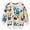 Graffiti Excavator, variant on Boy's Lightweight Sweatshirt Toddler Boys Cotton Long Sleeve Pullover Tops Kids Fall Winter Crewneck Shirt-Smile Letter