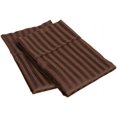 thumbnail image 1 of 400 Thread Count Egyptian Cotton Standard Pillowcase Set Stripe  Mocha, 1 of 1