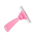 thumbnail image 2 of Peine para pulgas con pelo para perros y mascotas, mango ajustable, masaje para gatos, peines de aseo, herramienta de cepillo (rosa S), 2 of 10