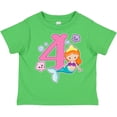 thumbnail image 3 of Inktastic I Am 4 Years Old Birthday with Mermaid Girls Toddler T-Shirt, 3 of 5