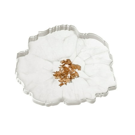 

Drink Coaster With Gold Flake Tea Coffee ive Gifts Epoxy Resin Cup Pad