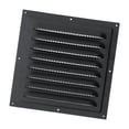 thumbnail image 3 of Rejilla de ventilación, rejilla de de aire intensiva con pantalla protectora, de ventilación para caravanas, paredes, vehículos recreativos y Negro, 3 of 9