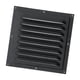 thumbnail image 3 of Rejilla de ventilación con cubierta de ventilación, fácil instalación, resistente a la lluvia y con protección incorporada. Negro, 3 of 9
