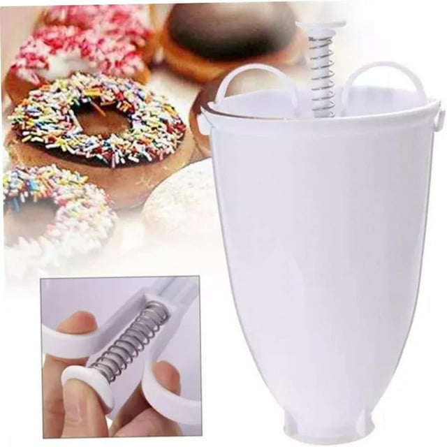 Ynlkorvg Moule de Cuisson en Plastique pour Beignets, Machine Manuelle Bricolage, Outils de Pâtisserie pour la Cuisine, Outils de Pâtisserie