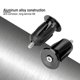 thumbnail image 4 of Tapones de agarre negros para manillares de bicicleta, accesorios de ciclismo duraderos, extremos de manillar de bicicleta de aluminio, 4 of 8