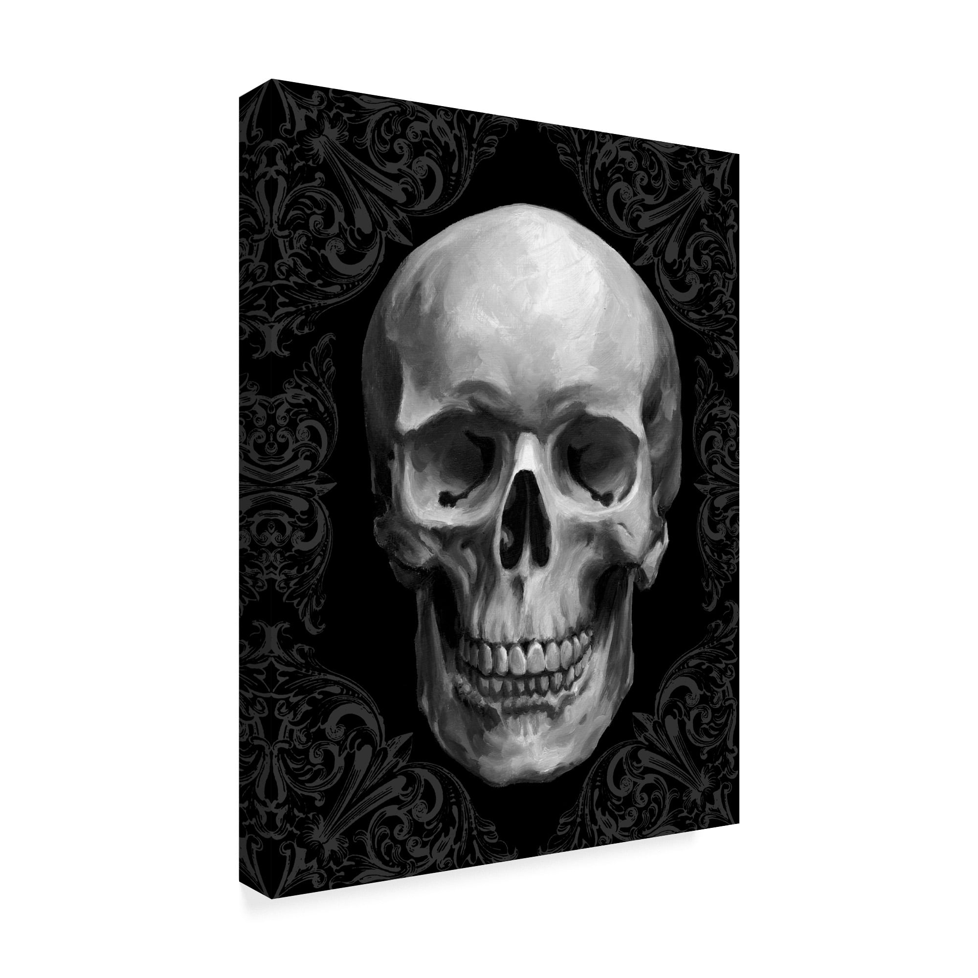 Trademark Fine Art 'Glam Skull' Canvas Art by Ethan Harper