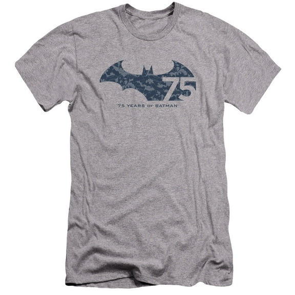Batman - 75 Year Collage - Premium Slim Fit Short Sleeve Shirt - XX-Large