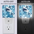 thumbnail image 2 of Shark LED Square Night Lights: Innovative Illumination for a Relaxing and Safe Atmosphere - Energy-Efficient & Stylish Bedroom Decor, 2 of 6