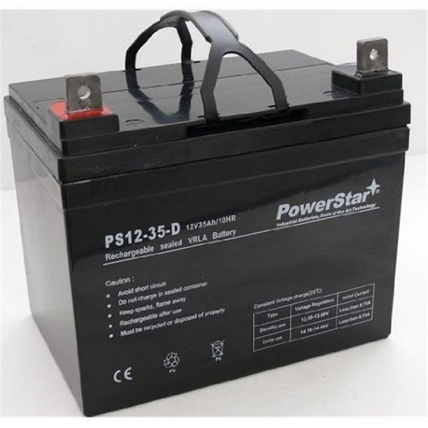 PowerStar AGM1235-115 Cycle Profond 12V 35A LIFGPL-U1 NP33-12BFR PC3312 PS12330NB SLAA1235 Batterie