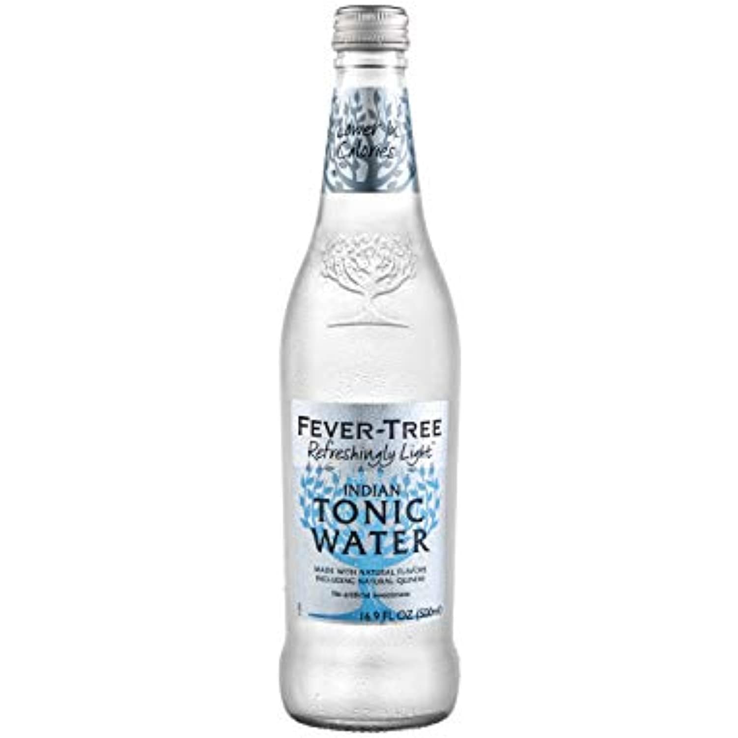 FeverTree Refreshingly Tonic Water, Light, 135.2 Ounce 500 Ml (Pack Of