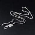 thumbnail image 5 of K-KED Real 925 Sterling Silver Necklace Women Men 3mm Wheat Link Chain 20 to 26inchL-26in, 5 of 7