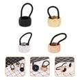 thumbnail image 3 of LEORX 4pcs Circle Cuffs Hairstyle Holder Cuff Rose Gold Resin Fix Ponytail Women, 3 of 8