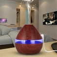 thumbnail image 5 of Pompotops USB Wood Grain Essential Oil Diffuser LED Aromatherapy Humidifier Atomizer Clearance, 5 of 5