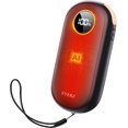 thumbnail image 1 of Biwat Hand Warmers Rechargeable 2 Pack Dual-Side Heating Electric Hand Warmer, 20Hrs Safe Heat, LED Display, Fast Heat, 4 Levels, Portable Lanyard, Gifts for Men, Women, Christmas, Hunting Gear, Ca, 1 of 4