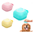 thumbnail image 1 of 3pzs Cepillo Dispensador De Jabón Para Baño Mascotas Perro Xtellar Color Multicolor, 1 of 4
