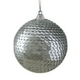 thumbnail image 2 of Northlight 3" Silver Sequin Shatterproof Ball Christmas Ornament, 2 of 5