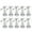 Silver, variant on CIYISON 10Pcs Fishbone Deck Anchors Peg Deck Planks Board Tent Stakes Spring Tensioner