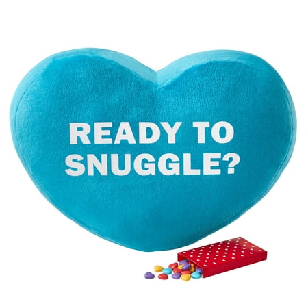 Personalized Plush Heart & Candies Pillow - Available in 4 (Best Candy To Throw In A Parade)