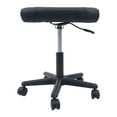 thumbnail image 6 of Footrest Under Desk Rolling Stool, Ergonomic Height Adjustable Comfort Foot Stool for Home Office,Black, 6 of 14