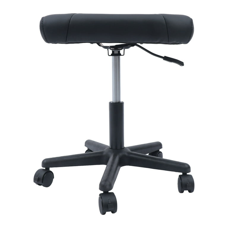 Black Adjustable Footrest Under Desk Ergonomic Comfort Foot Stool Home  Office
