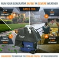 thumbnail image 6 of GenTent Inverter Kit - Running Cover for Fully Encased Generators  - Flame Retardant, Waterproof Vinyl (Extreme - Black) Generator Tent, 6 of 6
