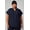 Navy, variant on Fabletics Women's Evolve 3-Pocket Scrub Top with an Oversized Fit - MotionTech, 4-Way Stretch, Wrinkle-Resist, Anti-Shrink (Sizes Vary)