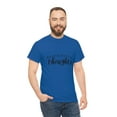 thumbnail image 5 of Think Happy Thoughts Inspirational Optimistic  Gildan Unisex Cotton Tee, 5 of 7