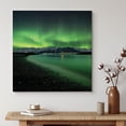 thumbnail image 2 of HFDF Canvas Print Wall Art Green Northern Lights in The Arctic Astronomy & Space Sky Digital Art Modern Art Global Scenic Colorful Multicolor for Living Room, Bedroom, Office 10x8inch Framed, 2 of 5