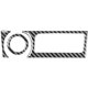 thumbnail image 1 of Pegatina de ajuste del panel del botón del interruptor de arranque del control central de fibra de carbono para BRZ 86 2016-2020 Accesorios, 1 of 5