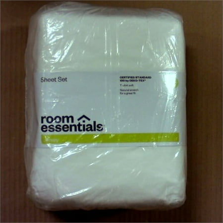 Jersey Sheet Set Queen White Room Essentials